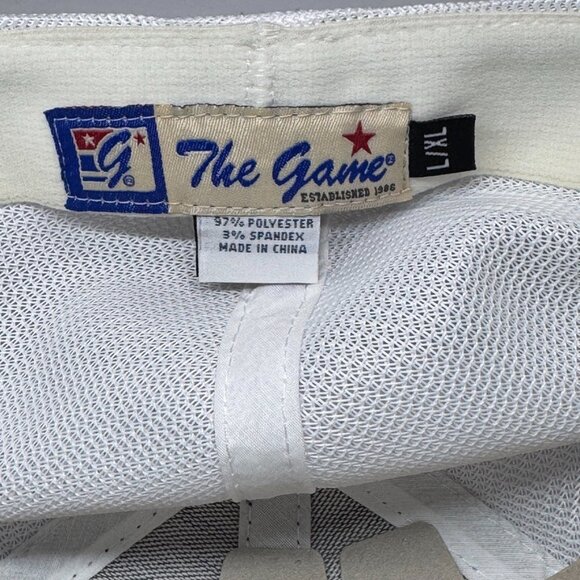 NWT Patriots Hat Fitted Size L/XL White Mesh by The Game, New England Cap - Picture 11 of 11